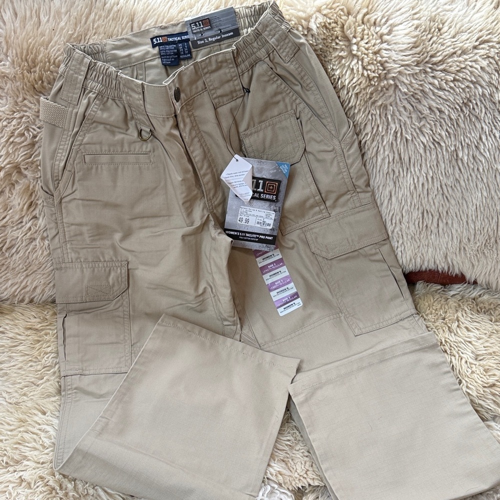 🆕 5.11 Tactical Women’s Tan Cargo Pants 🆕